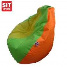 Pouf poire multicolor