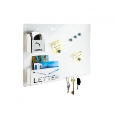 Magnetic memo frame, phone rack and mail organizer