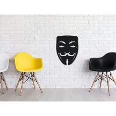 Metal wall art V for Vendetta