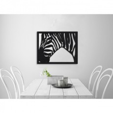 Metal wall art Zebra