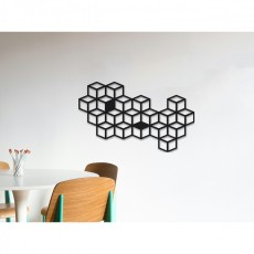 Metal wall art Cubes