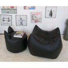 Pack pouf d'apoint éléphant + pouf d'assise éléphant