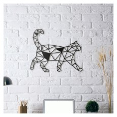Tableau déco en acier Chat