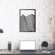 Metal wall art Lines