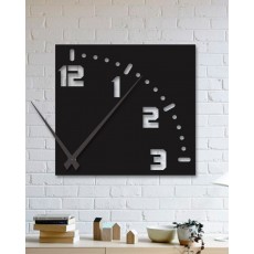 Horloge mural en métal One quarter