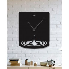 Metal wall Clock Water drop