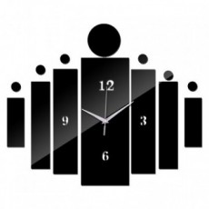 Wall clock 3d sticker