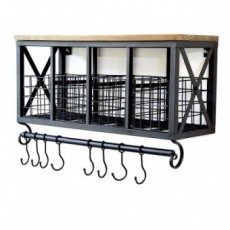 Steel storage shelf