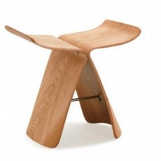 Ash Wood Butterfly Stool