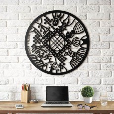 Metal wall art Seattle Manhole Cover