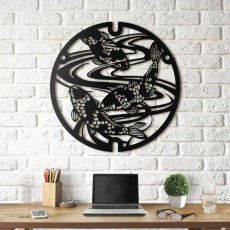 Metal wall art Niigata Manhole Cover