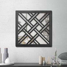 Miroir en acier Treillis