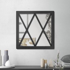 Miroir en acier Croix