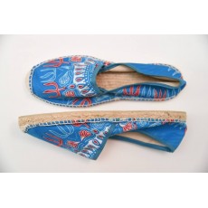 Espadrille ethnique en pagne wax