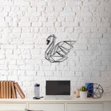 Metal wall art Swan