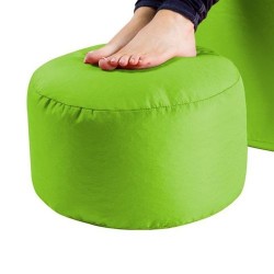 Pouf repose-pieds rond