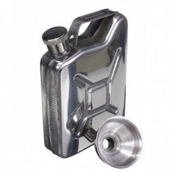 Hot 5oz Stainless Steel Funnel Liquor Funnel Wedding Party Bar Drink Bottle Hip Flask Liquor Whisky