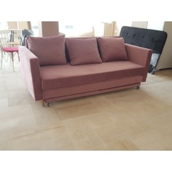 Sofa - bed - unfolded foam with brake casters