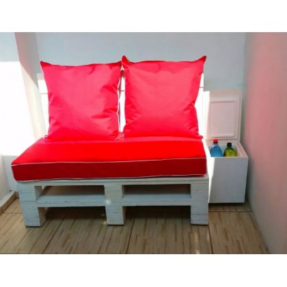 Petit Fauteuil En Palette Couleur Bleu Ciel