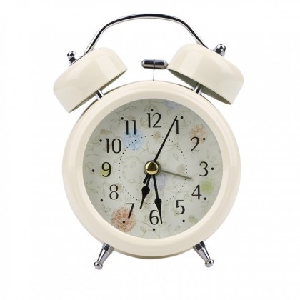 Classic Alarm Clock Couleur Blanc, Classic Alarm Clock