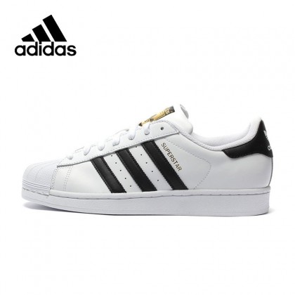 Original New Arrival Official Adidas Men's and Women's Superstar Classics  Unisex Skateboarding Shoes Sneakers Taille de chaussure 39