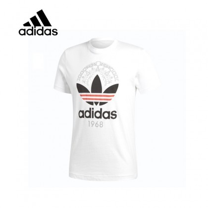 adidas trefoil tee men