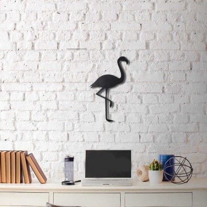 Metal Wall Art Flamingo Couleur Gris - Flamingo Wall Art Metal Metal Wall Art Flamingo Couleur Gris - Flamingo Wall Art Metal